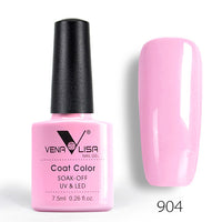 New Free Shipping Nail Art Design Manicure Venalisa 60Color 7.5Ml Soak Off Enamel Gel Polish UV Gel Nail Polish Lacquer Varnish