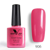 New Free Shipping Nail Art Design Manicure Venalisa 60Color 7.5Ml Soak Off Enamel Gel Polish UV Gel Nail Polish Lacquer Varnish