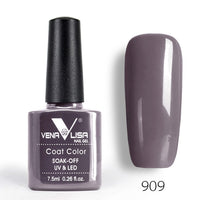 New Free Shipping Nail Art Design Manicure Venalisa 60Color 7.5Ml Soak Off Enamel Gel Polish UV Gel Nail Polish Lacquer Varnish