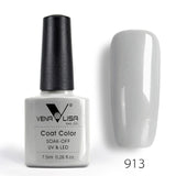 New Free Shipping Nail Art Design Manicure Venalisa 60Color 7.5Ml Soak Off Enamel Gel Polish UV Gel Nail Polish Lacquer Varnish