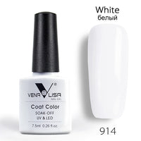 New Free Shipping Nail Art Design Manicure Venalisa 60Color 7.5Ml Soak Off Enamel Gel Polish UV Gel Nail Polish Lacquer Varnish