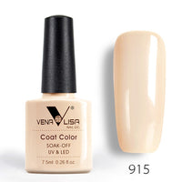 New Free Shipping Nail Art Design Manicure Venalisa 60Color 7.5Ml Soak Off Enamel Gel Polish UV Gel Nail Polish Lacquer Varnish