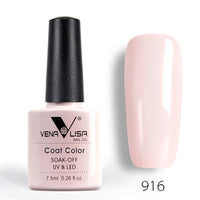 New Free Shipping Nail Art Design Manicure Venalisa 60Color 7.5Ml Soak Off Enamel Gel Polish UV Gel Nail Polish Lacquer Varnish