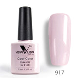 New Free Shipping Nail Art Design Manicure Venalisa 60Color 7.5Ml Soak Off Enamel Gel Polish UV Gel Nail Polish Lacquer Varnish