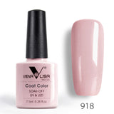 New Free Shipping Nail Art Design Manicure Venalisa 60Color 7.5Ml Soak Off Enamel Gel Polish UV Gel Nail Polish Lacquer Varnish