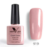 New Free Shipping Nail Art Design Manicure Venalisa 60Color 7.5Ml Soak Off Enamel Gel Polish UV Gel Nail Polish Lacquer Varnish