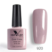 New Free Shipping Nail Art Design Manicure Venalisa 60Color 7.5Ml Soak Off Enamel Gel Polish UV Gel Nail Polish Lacquer Varnish