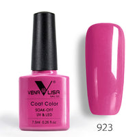 New Free Shipping Nail Art Design Manicure Venalisa 60Color 7.5Ml Soak Off Enamel Gel Polish UV Gel Nail Polish Lacquer Varnish