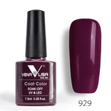 New Free Shipping Nail Art Design Manicure Venalisa 60Color 7.5Ml Soak Off Enamel Gel Polish UV Gel Nail Polish Lacquer Varnish