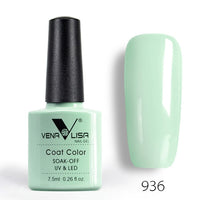 New Free Shipping Nail Art Design Manicure Venalisa 60Color 7.5Ml Soak Off Enamel Gel Polish UV Gel Nail Polish Lacquer Varnish