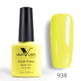 New Free Shipping Nail Art Design Manicure Venalisa 60Color 7.5Ml Soak Off Enamel Gel Polish UV Gel Nail Polish Lacquer Varnish