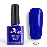 New Free Shipping Nail Art Design Manicure Venalisa 60Color 7.5Ml Soak Off Enamel Gel Polish UV Gel Nail Polish Lacquer Varnish