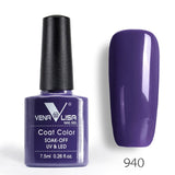 New Free Shipping Nail Art Design Manicure Venalisa 60Color 7.5Ml Soak Off Enamel Gel Polish UV Gel Nail Polish Lacquer Varnish