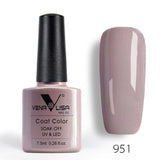 New Free Shipping Nail Art Design Manicure Venalisa 60Color 7.5Ml Soak Off Enamel Gel Polish UV Gel Nail Polish Lacquer Varnish