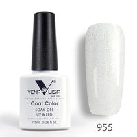 New Free Shipping Nail Art Design Manicure Venalisa 60Color 7.5Ml Soak Off Enamel Gel Polish UV Gel Nail Polish Lacquer Varnish