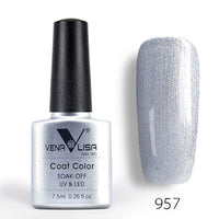 New Free Shipping Nail Art Design Manicure Venalisa 60Color 7.5Ml Soak Off Enamel Gel Polish UV Gel Nail Polish Lacquer Varnish