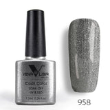 New Free Shipping Nail Art Design Manicure Venalisa 60Color 7.5Ml Soak Off Enamel Gel Polish UV Gel Nail Polish Lacquer Varnish