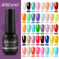 Nailwind Gel Nail Polish Pure Color Semi Permanent Base top Need UV LED lamp For Manicure Varnish Paint Hybrid  nail gel