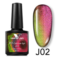 New Nail Art Design Manicure Venalisa 7.5Ml Soak Off Enamel 9d cat eyes magnetic Gel Polish UV Gel Nail Polish Lacquer Varnish