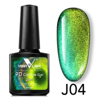 New Nail Art Design Manicure Venalisa 7.5Ml Soak Off Enamel 9d cat eyes magnetic Gel Polish UV Gel Nail Polish Lacquer Varnish