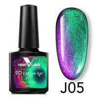 New Nail Art Design Manicure Venalisa 7.5Ml Soak Off Enamel 9d cat eyes magnetic Gel Polish UV Gel Nail Polish Lacquer Varnish