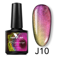 New Nail Art Design Manicure Venalisa 7.5Ml Soak Off Enamel 9d cat eyes magnetic Gel Polish UV Gel Nail Polish Lacquer Varnish