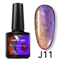 New Nail Art Design Manicure Venalisa 7.5Ml Soak Off Enamel 9d cat eyes magnetic Gel Polish UV Gel Nail Polish Lacquer Varnish