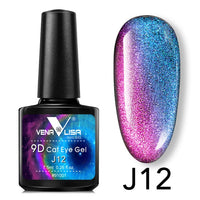 New Nail Art Design Manicure Venalisa 7.5Ml Soak Off Enamel 9d cat eyes magnetic Gel Polish UV Gel Nail Polish Lacquer Varnish