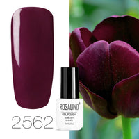 ROSALIND Gel Nail Polish Hybrid Varnishes All For Manicure Nails Art Semi Permanent UV Led Gel Polish Nail Design Base Top Coat