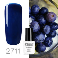 ROSALIND Gel Nail Polish Hybrid Varnishes All For Manicure Nails Art Semi Permanent UV Led Gel Polish Nail Design Base Top Coat