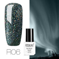 ROSALIND Gel Nail Polish Hybrid Varnishes All For Manicure Nails Art Semi Permanent UV Led Gel Polish Nail Design Base Top Coat