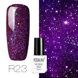 ROSALIND Gel Nail Polish Hybrid Varnishes All For Manicure Nails Art Semi Permanent UV Led Gel Polish Nail Design Base Top Coat