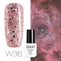 ROSALIND Gel Nail Polish Hybrid Varnishes All For Manicure Nails Art Semi Permanent UV Led Gel Polish Nail Design Base Top Coat