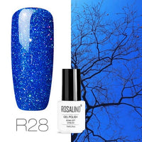 ROSALIND Gel Nail Polish Hybrid Varnishes All For Manicure Nails Art Semi Permanent UV Led Gel Polish Nail Design Base Top Coat