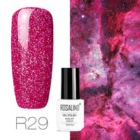 ROSALIND Gel Nail Polish Hybrid Varnishes All For Manicure Nails Art Semi Permanent UV Led Gel Polish Nail Design Base Top Coat