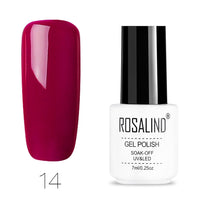 ROSALIND Gel Polish Set All For Manicure Semi Permanent Vernis top coat UV LED Gel Varnish Soak Off Nail Art Gel Nail Polish