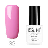 ROSALIND Gel Polish Set All For Manicure Semi Permanent Vernis top coat UV LED Gel Varnish Soak Off Nail Art Gel Nail Polish