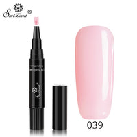 Saviland Faster Shipping Nail Gel Varnish Pencil One Step Gel Nail Pen No Need Top Base 3 In 1 UV Gel Lacquer Glitter Polish