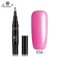 Saviland Faster Shipping Nail Gel Varnish Pencil One Step Gel Nail Pen No Need Top Base 3 In 1 UV Gel Lacquer Glitter Polish