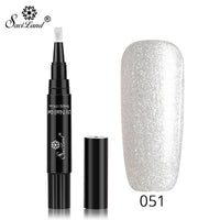 Saviland Faster Shipping Nail Gel Varnish Pencil One Step Gel Nail Pen No Need Top Base 3 In 1 UV Gel Lacquer Glitter Polish