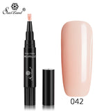 Saviland Faster Shipping Nail Gel Varnish Pencil One Step Gel Nail Pen No Need Top Base 3 In 1 UV Gel Lacquer Glitter Polish