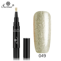 Saviland Faster Shipping Nail Gel Varnish Pencil One Step Gel Nail Pen No Need Top Base 3 In 1 UV Gel Lacquer Glitter Polish