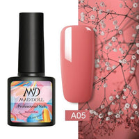 MAD DOLL 8ml 60 Colors Gel Nail Polish  Nail Color Nail Gel varnish Soak Off UV Gel Varnish Base Coat No Wipe Top Coat