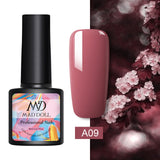 MAD DOLL 8ml 60 Colors Gel Nail Polish  Nail Color Nail Gel varnish Soak Off UV Gel Varnish Base Coat No Wipe Top Coat