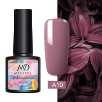 MAD DOLL 8ml 60 Colors Gel Nail Polish  Nail Color Nail Gel varnish Soak Off UV Gel Varnish Base Coat No Wipe Top Coat