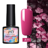 MAD DOLL 8ml 60 Colors Gel Nail Polish  Nail Color Nail Gel varnish Soak Off UV Gel Varnish Base Coat No Wipe Top Coat