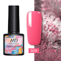 MAD DOLL 8ml 60 Colors Gel Nail Polish  Nail Color Nail Gel varnish Soak Off UV Gel Varnish Base Coat No Wipe Top Coat