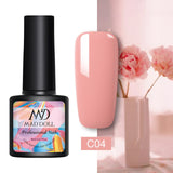 MAD DOLL 8ml 60 Colors Gel Nail Polish  Nail Color Nail Gel varnish Soak Off UV Gel Varnish Base Coat No Wipe Top Coat