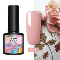 MAD DOLL 8ml 60 Colors Gel Nail Polish  Nail Color Nail Gel varnish Soak Off UV Gel Varnish Base Coat No Wipe Top Coat