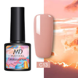 MAD DOLL 8ml 60 Colors Gel Nail Polish  Nail Color Nail Gel varnish Soak Off UV Gel Varnish Base Coat No Wipe Top Coat